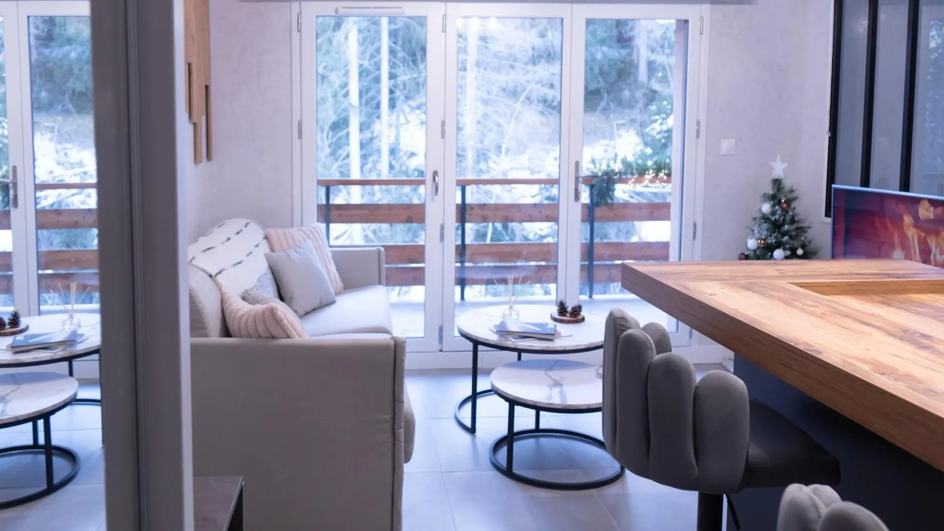 Studio Cabine Au Loup Blanc Avec Vue Mont Blanc Saint-Gervais-les-Bains