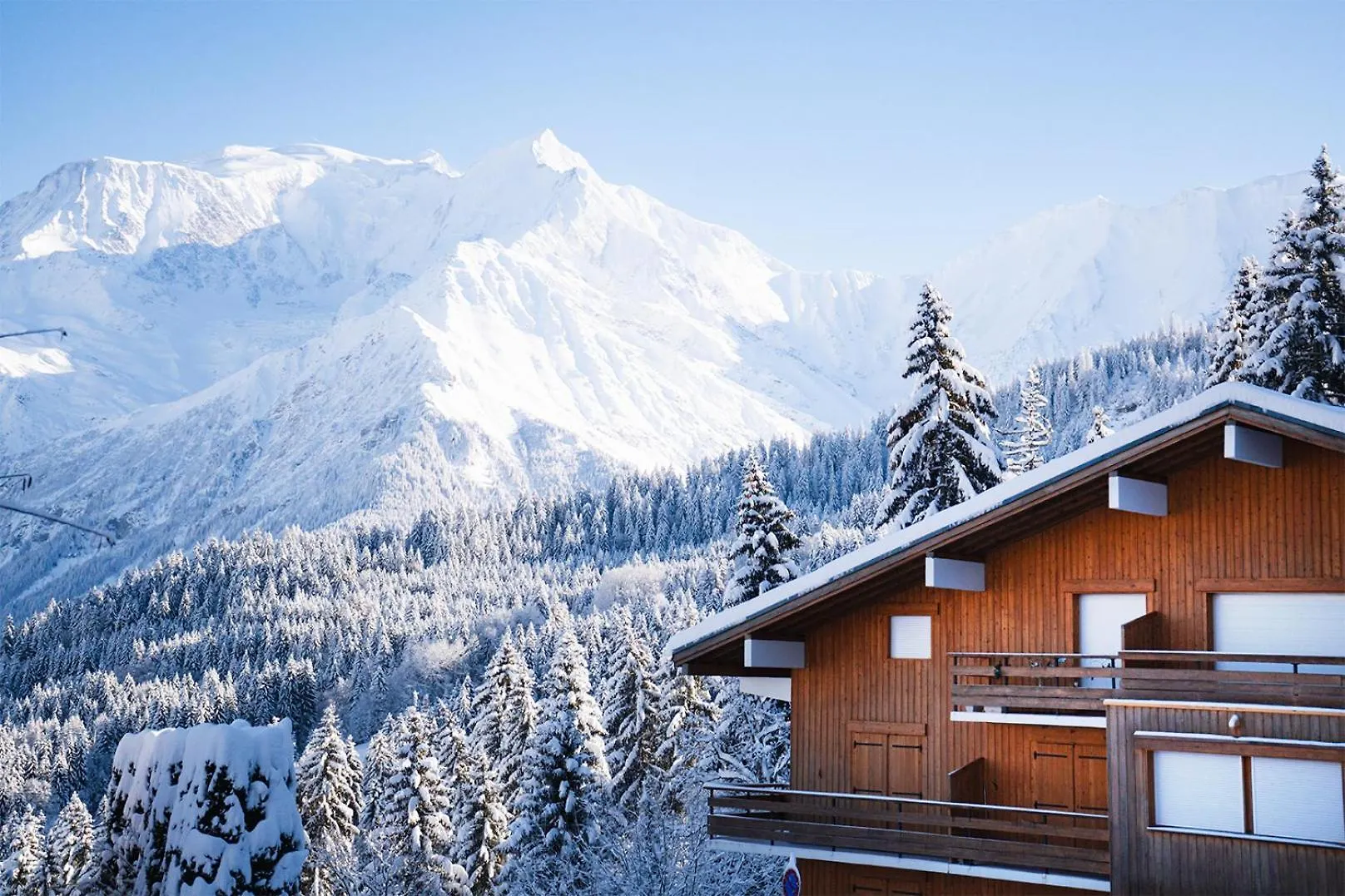 Studio Cabine Au Loup Blanc Avec Vue Mont Blanc Saint-Gervais-les-Bains Γαλλία